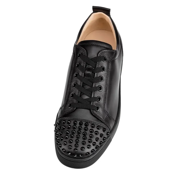 Louis Junior Spikes – Sneakers – Calf Leather and Spikes – Black – Men Louis Junior Spikes – Sneakers – Calf Leather and Spikes – Black – Men