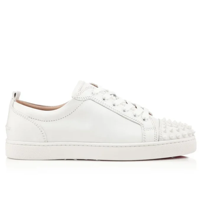 Louis Junior Spikes – Sneakers – Calf Leather and Spikes – White – Men Louis Junior Spikes – Sneakers – Calf Leather and Spikes – White – Men