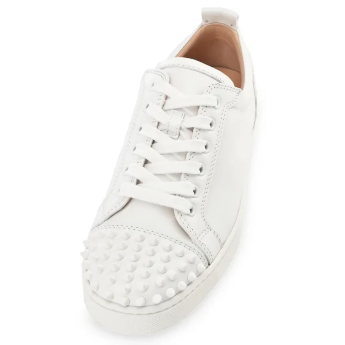 Louis Junior Spikes – Sneakers – Calf Leather and Spikes – White – Men Louis Junior Spikes – Sneakers – Calf Leather and Spikes – White – Men