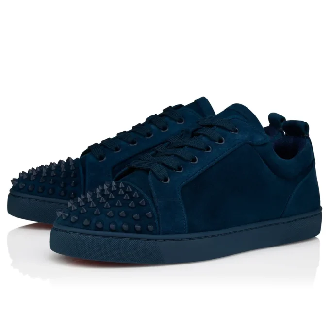 Louis Junior Spikes – Sneakers – Veau Velours and Spikes – Last Night – Men Louis Junior Spikes – Sneakers – Veau Velours and Spikes – Last Night – Men
