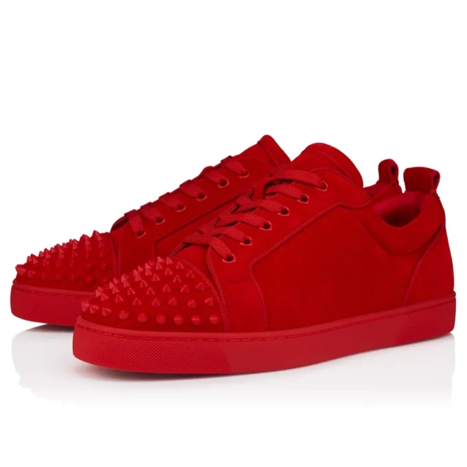 Louis Junior Spikes – Sneakers – Veau Velours and Spikes – Loubi – Men Louis Junior Spikes – Sneakers – Veau Velours and Spikes – Loubi – Men