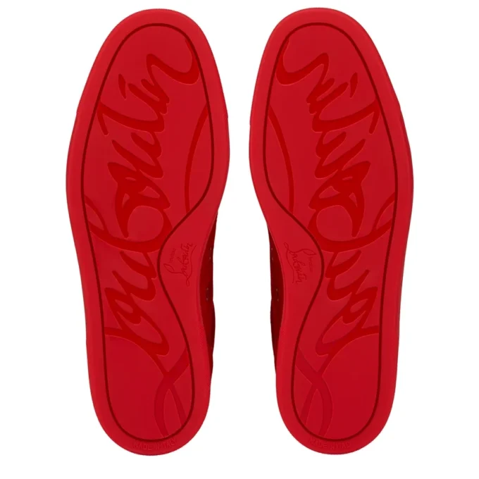 Louis Junior Spikes – Sneakers – Veau Velours and Spikes – Loubi – Men Louis Junior Spikes – Sneakers – Veau Velours and Spikes – Loubi – Men