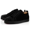 Louis Junior Spikes – Sneakers – Veau Velours – Black – Men Louis Junior Spikes – Sneakers – Veau Velours – Black – Men