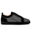 Louis Junior Strass – Sneakers – Suede Calf and Strass – Black – Men Louis Junior Strass – Sneakers – Suede Calf and Strass – Black – Men