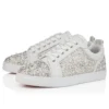 Louperla Jr – Sneakers – Crepe Satin, Calf Leather, Strass Et Perles – White – Men Louperla Jr – Sneakers – Crepe Satin, Calf Leather, Strass Et Perles – White – Men