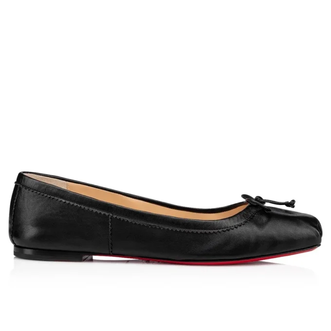 Mamadrague – Ballerinas – Lamb Nappa Leather – Black – Women