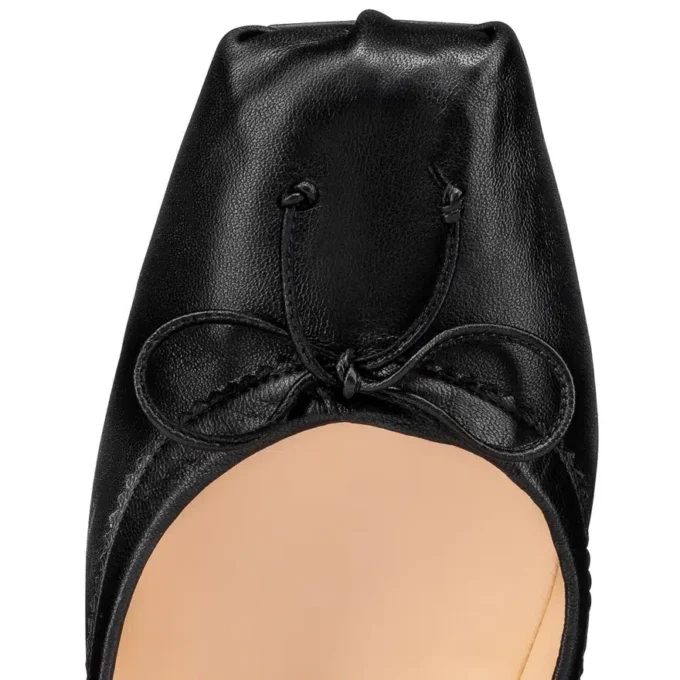 Mamadrague – Ballerinas – Lamb Nappa Leather – Black – Women