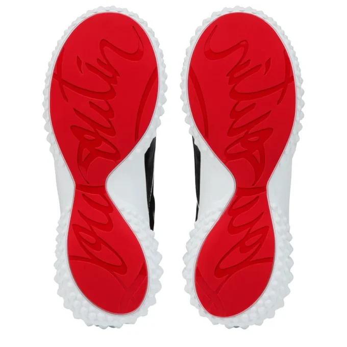 Mara – Sneakers – Veau Velours, Lamb Nappa Leather and Mesh – Black – Women