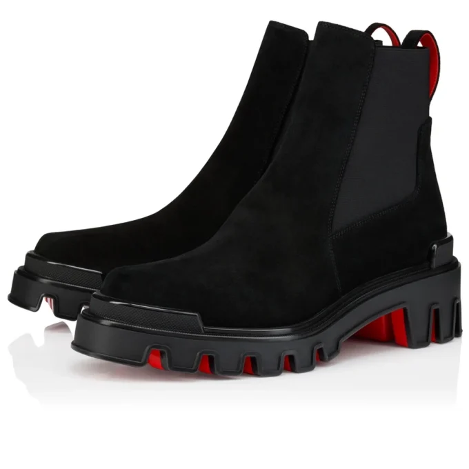 Marchacroche Dune – Low Boots – Reversed Calf Leather – Black – Men Marchacroche Dune – Low Boots – Reversed Calf Leather – Black – Men