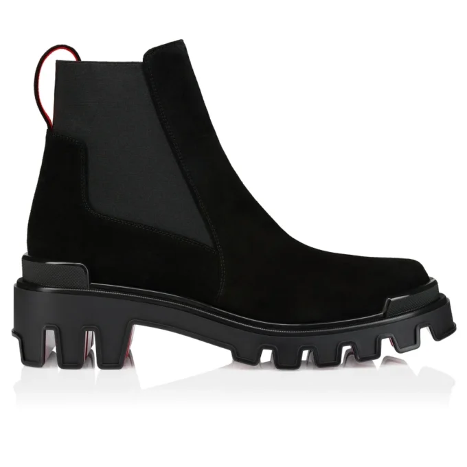 Marchacroche Dune – Low Boots – Reversed Calf Leather – Black – Men Marchacroche Dune – Low Boots – Reversed Calf Leather – Black – Men