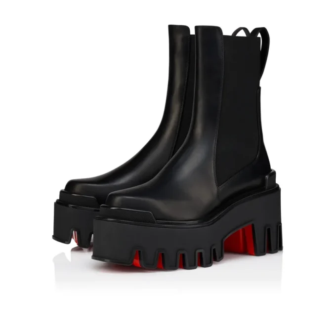 Marcharcroche Dune Maxx – 80 Mm Low Boots – Waxed Calf Leather – Black – Women Marcharcroche Dune Maxx – 80 Mm Low Boots – Waxed Calf Leather – Black – Women