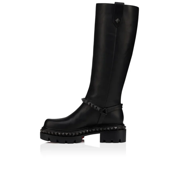 Marinetta Pyraclou – Boots – Waxed Calf Leather – Black – Women