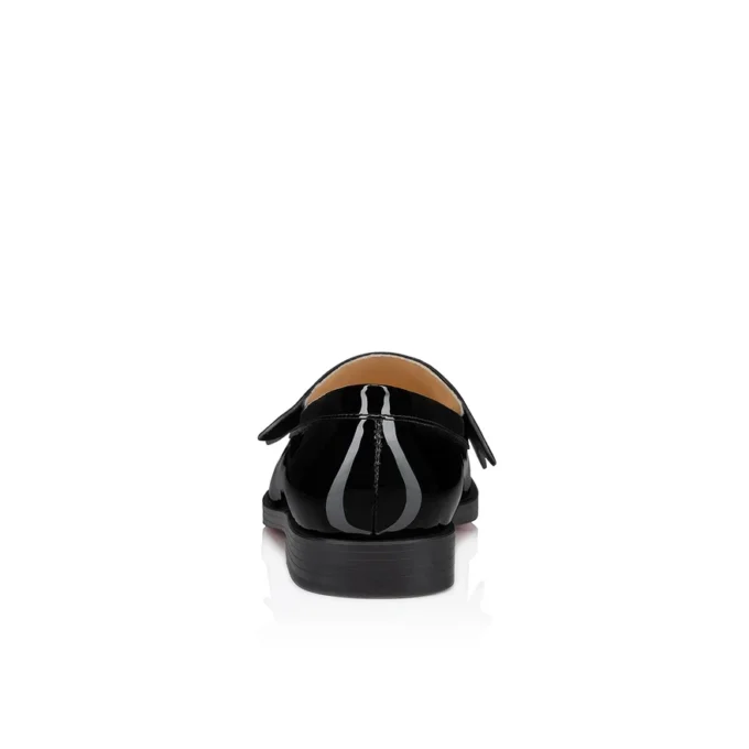 Mini Penny – Loafers – Patent Calf Leather and Suede – Black – Kids