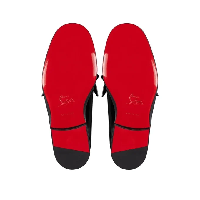 Mini Penny – Loafers – Patent Calf Leather and Suede – Black – Kids