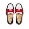 Mini Penny – Loafers – Patent Calf Leather and Veau Velours – Multicolor – Kids
