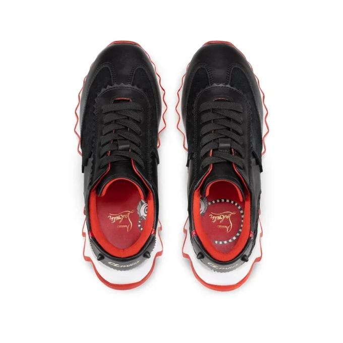 Mini Shark – Sneakers – Calf Leather, Suede and Patent Calf Leather – Black – Kids Mini Shark – Sneakers – Calf Leather, Suede and Patent Calf Leather – Black – Kids