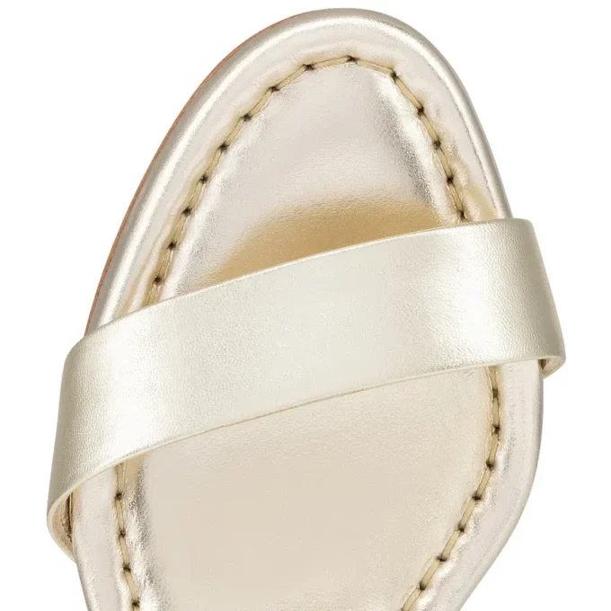 Miss Jane Sandal – 55Mm Sandals – Iridescent Nappa Leather – Platine – Women Miss Jane Sandal – 55Mm Sandals – Iridescent Nappa Leather – Platine – Women