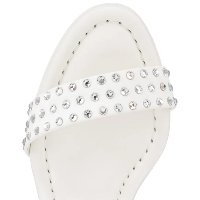 Miss Jane Sandal Strass Boum – 85 Mm Sandals – Crepe Satin – Version Ivory – Women Miss Jane Sandal Strass Boum – 85 Mm Sandals – Crepe Satin – Version Ivory – Women