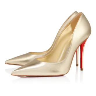 Miss Z – 100 Mm Pumps – Laminated Nappa Leather – Platine – Women Miss Z – 100 Mm Pumps – Laminated Nappa Leather – Platine – Women