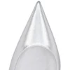 Miss Z – 100 Mm Pumps – Laminated Nappa Leather – Silver – Women