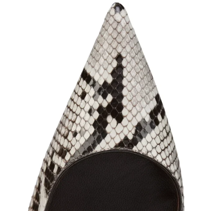 Miss Z – 100 Mm Pumps – Python Leather – Roccia – Women