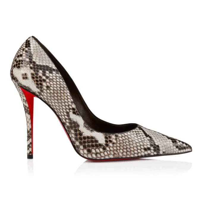 Miss Z – 100 Mm Pumps – Python Leather – Roccia – Women
