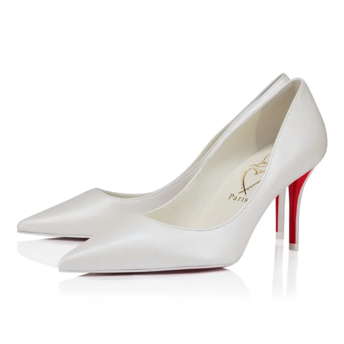 Miss Z – 80 Mm Pumps – Pearlescent Nappa Leather – Bianco – Women Miss Z – 80 Mm Pumps – Pearlescent Nappa Leather – Bianco – Women