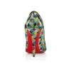 Miss Z Arlequin – 100 Mm Pumps – Micro-Sequins Embroidered Crepe Satin – Multicolor – Women