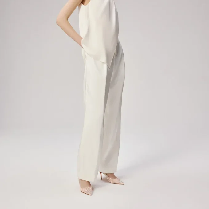 Miss Z Degrastrass Perla – 80 Mm Pumps – Mesh, Nappa Leather, Strass and Pearls – Bianco – Women Miss Z Degrastrass Perla – 80 Mm Pumps – Mesh, Nappa Leather, Strass and Pearls – Bianco – Women