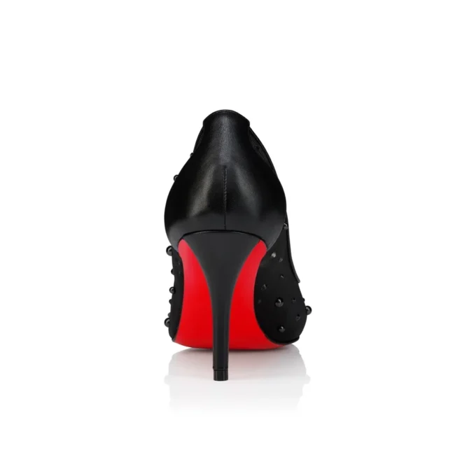 Miss Z Dregrastrass Perla – 80 Mm Pumps – Mesh, Nappa Leather, Strass and Pearls – Black – Women Miss Z Dregrastrass Perla – 80 Mm Pumps – Mesh, Nappa Leather, Strass and Pearls – Black – Women