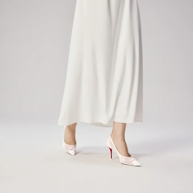 Miss Z Mesh – 80 Mm Pumps – Mesh and Nappa Leather – Bianco – Women Miss Z Mesh – 80 Mm Pumps – Mesh and Nappa Leather – Bianco – Women