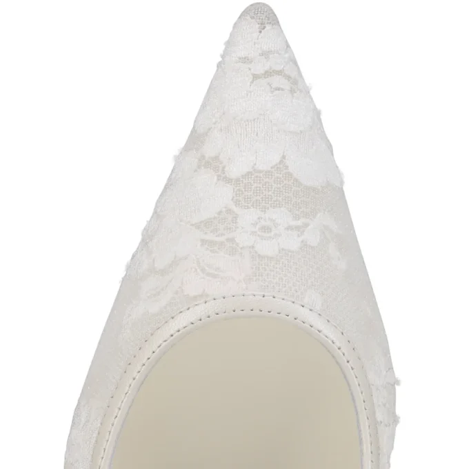 Miss Z Mesh – 80 Mm Pumps – Mesh and Nappa Leather – Bianco – Women Miss Z Mesh – 80 Mm Pumps – Mesh and Nappa Leather – Bianco – Women