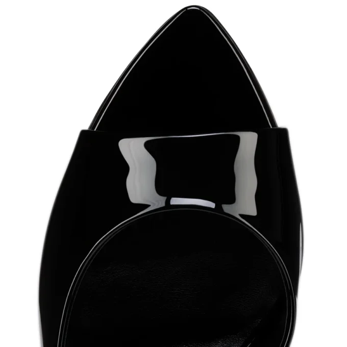 Miss Z Mule – 100 Mm Mules – Patent Calf Leather – Black – Women Miss Z Mule – 100 Mm Mules – Patent Calf Leather – Black – Women