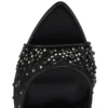 Miss Z Mule Degrasstrass Perla – 100 Mm Mules – Mesh, Nappa Leather and Pearls – Black – Women Miss Z Mule Degrasstrass Perla – 100 Mm Mules – Mesh, Nappa Leather and Pearls – Black – Women