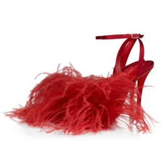 Miss Z Poupi – 100 Mm Strappy Sandals – Crepe Satin – Fever – Women