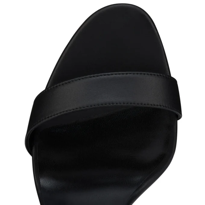 Miss Z Sandal – 100 Mm Strappy Sandals – Lamb Nappa Leather – Black – Women