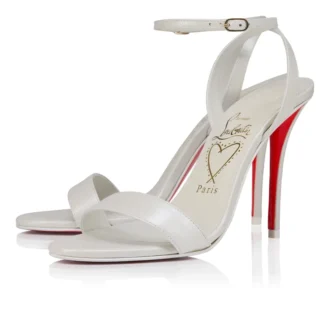 Miss Z Sandal – 100 Mm Strappy Sandals – Pearly Nappa Leather – Bianco – Women Miss Z Sandal – 100 Mm Strappy Sandals – Pearly Nappa Leather – Bianco – Women