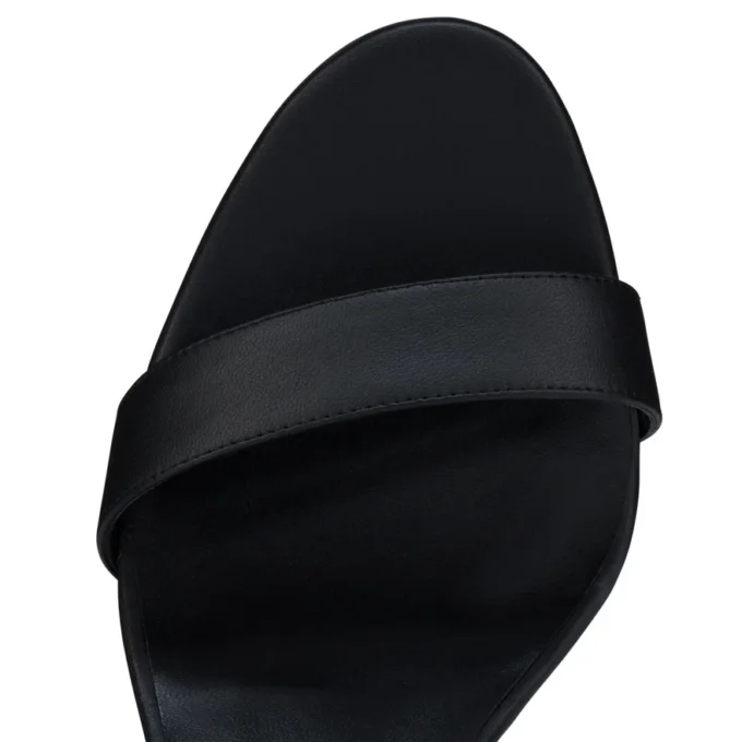 Miss Z Sandal – 80 Mm Strappy Sandals – Lamb Nappa Leather – Black – Women