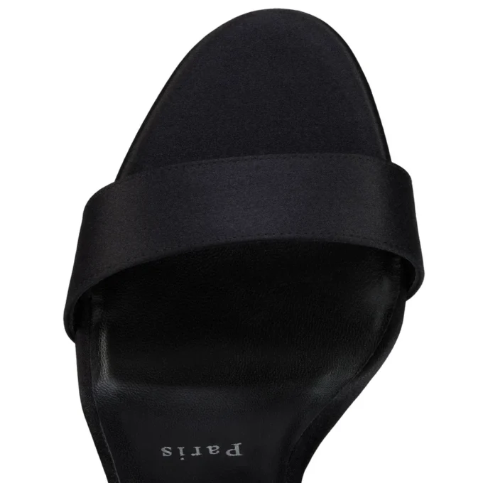 Miss Z Sandal Du Desert – 100 Mm Strappy Sandals – Crepe Satin – Black – Women