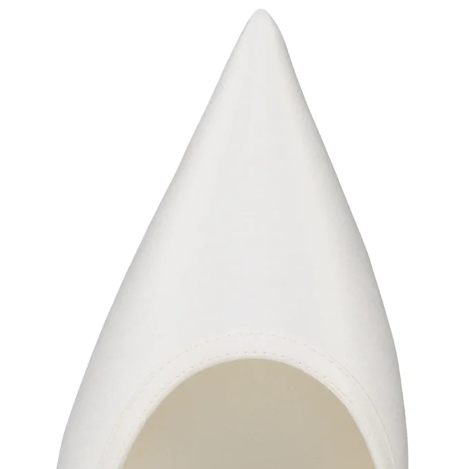 Miss Z Sling – 60 Mm Slingback Pumps – Crepe Satin – Ivory – Women Miss Z Sling – 60 Mm Slingback Pumps – Crepe Satin – Ivory – Women