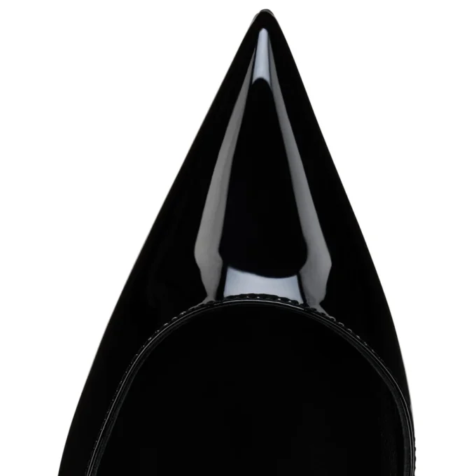 Miss Z Sling Back – 100 Mm Slingback Pumps – Patent Calf Leather – Black – Women Miss Z Sling Back – 100 Mm Slingback Pumps – Patent Calf Leather – Black – Women