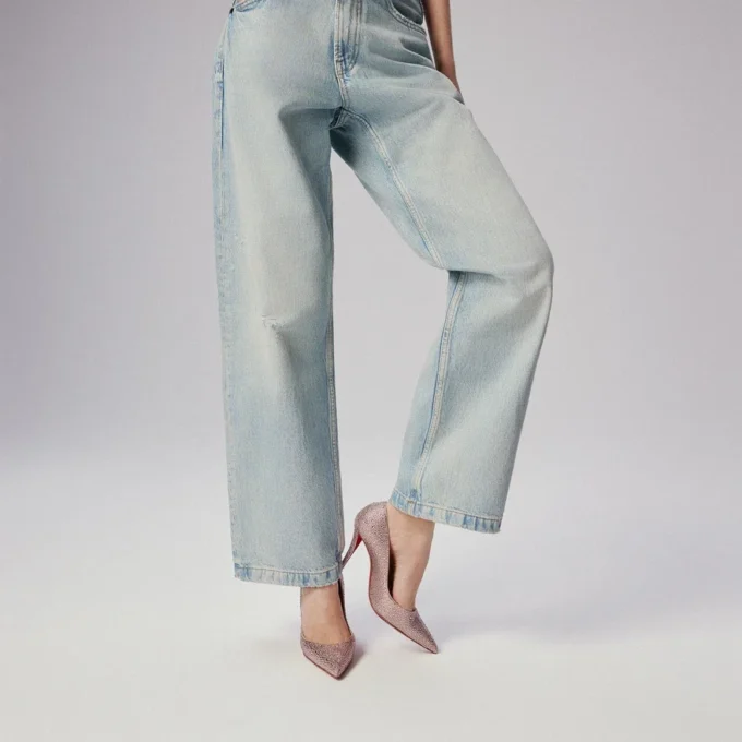 Miss Z Strass – 100 Mm Pumps – Suede and Strass – Vintage Rose – Women Miss Z Strass – 100 Mm Pumps – Suede and Strass – Vintage Rose – Women