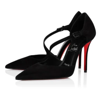 Miss Ziggyta – 100 Mm Pumps – Veau Velours – Black – Women