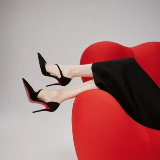 Miss Ziggyta – 100 Mm Pumps – Veau Velours – Black – Women