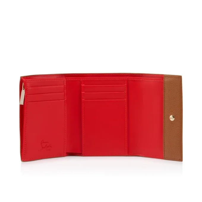 Mooncrest – Compact Wallet – Grained Calf Leather – Cuoio