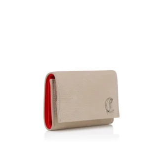 Mooncrest – Keycase – Grained Calf Leather – Beige