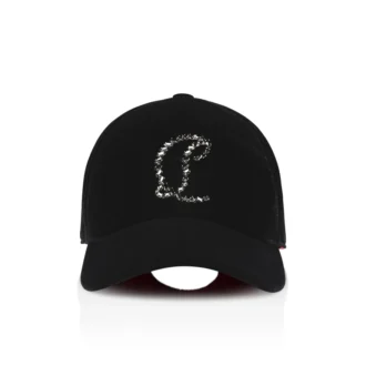 Mooncrest Stones – Baseball Cap – Velvet and Strass – Black