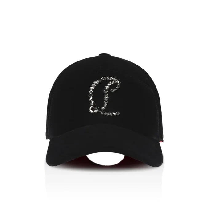 Mooncrest Stones – Baseball Cap – Velvet and Strass – Black Mooncrest Stones – Baseball Cap – Velvet and Strass – Black