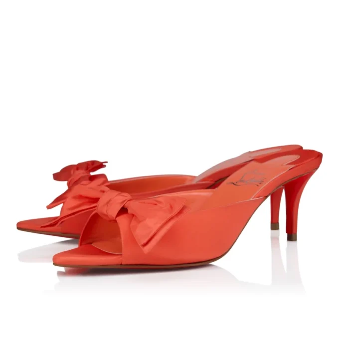 Mulazee – 60 Mm Mules – Silk Taffetas – Caruzo – Women Mulazee – 60 Mm Mules – Silk Taffetas – Caruzo – Women