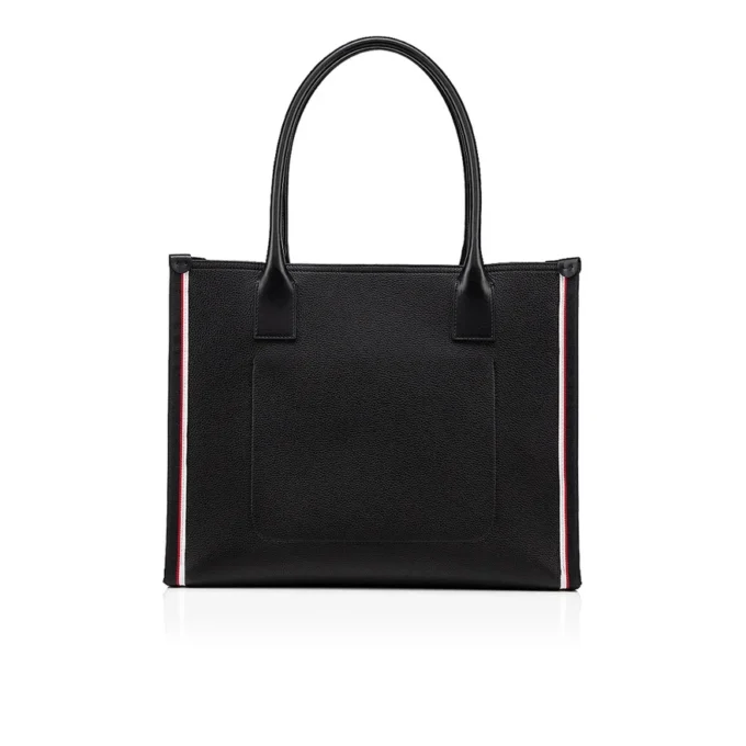 Nastroloubi L – Tote Bag – Grained Calf Leather – Black Nastroloubi L – Tote Bag – Grained Calf Leather – Black